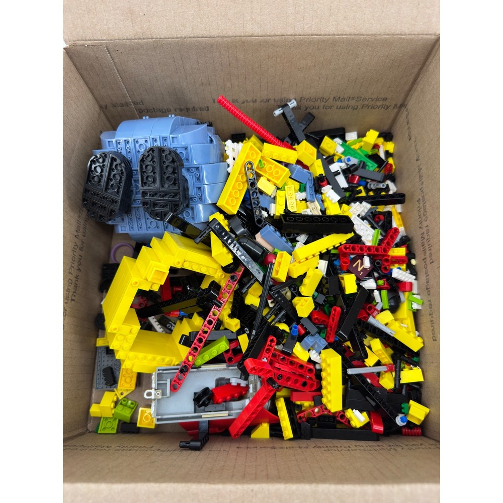Mega Bloks Bulk Lot 3lb Assorted Building Bricks Plates Specialty Pieces Mixed